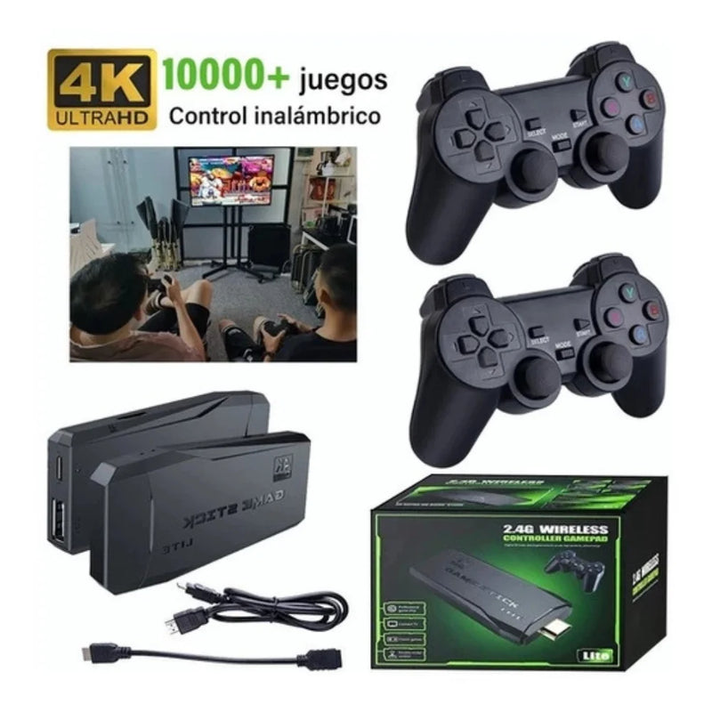 Game Stick Lite Emulador retrô PS1 / Atari / MAME / SFC / FC / GBA / GBC / MD...